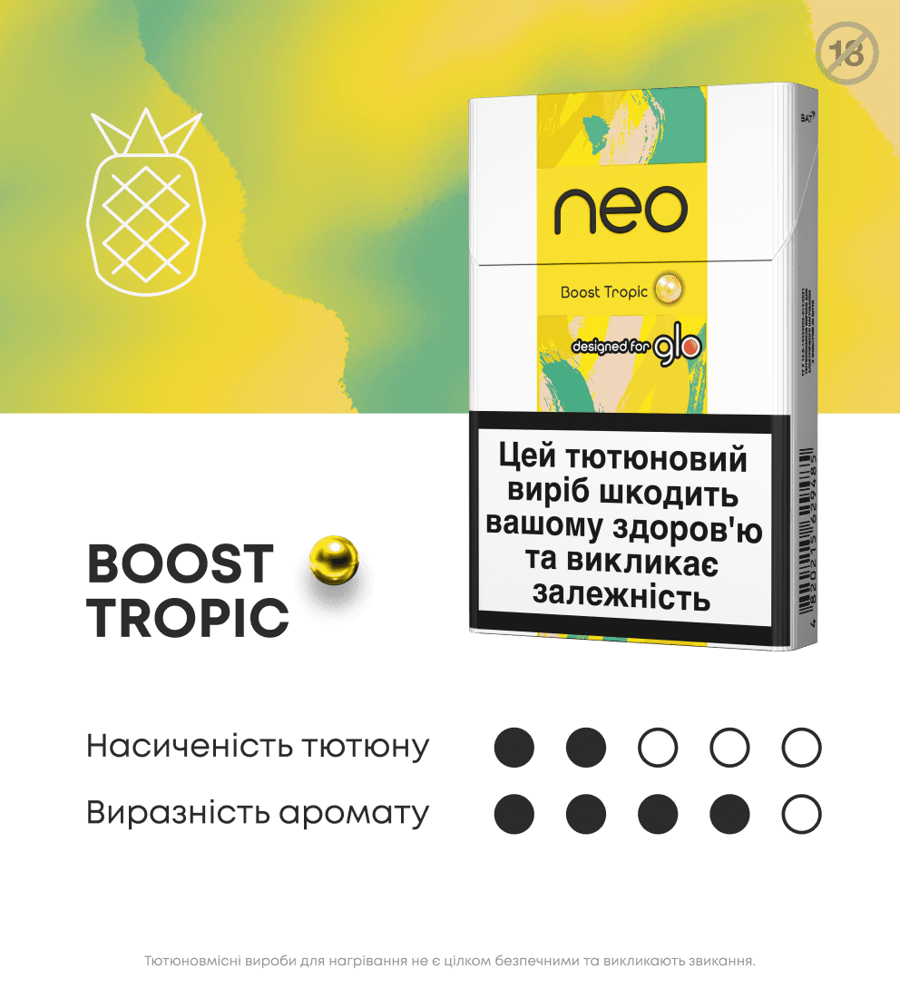 Стіки neo Boost Tropic