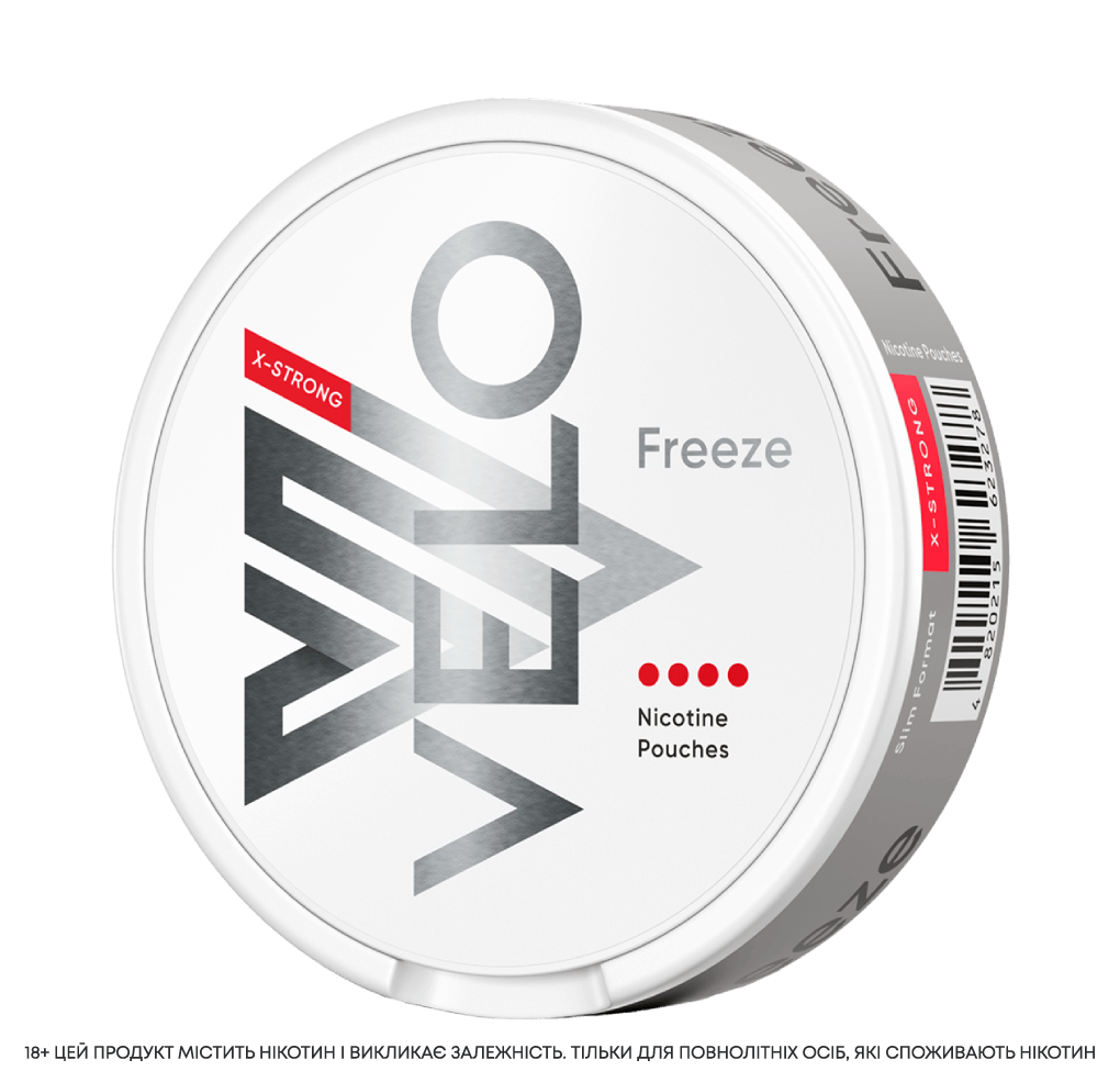 Нікотинові паучі VELO FREEZE X-STRONG