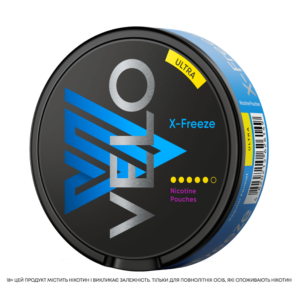 Нікотинові паучі VELO X-FREEZE ULTRA