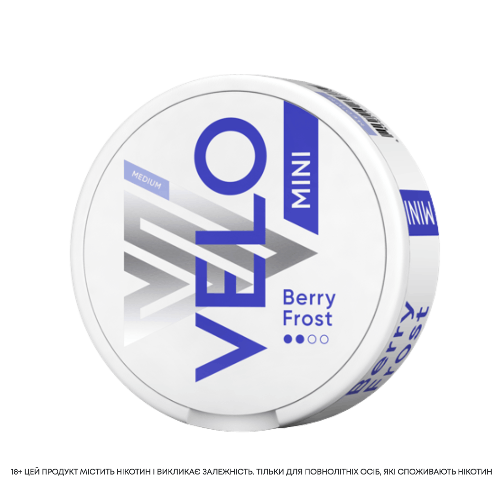 Нікотинові паучі VELO BERRY FROST MEDIUM MINI