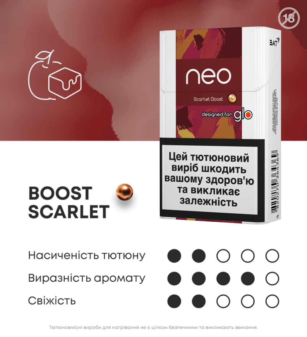 Стіки neo Demi Scarlet Boost 2