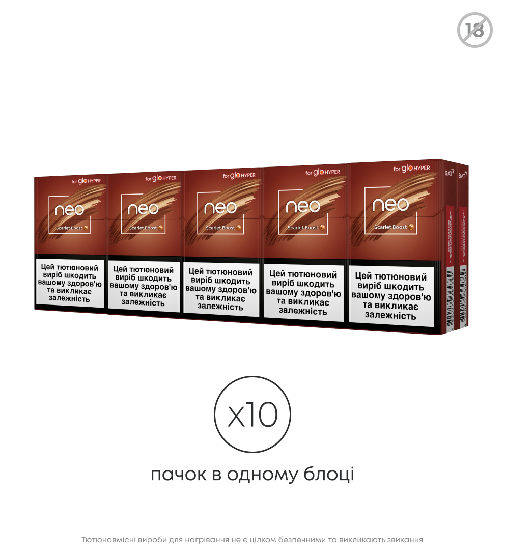 Блок стіків neo Demi Scarlet Boost 3