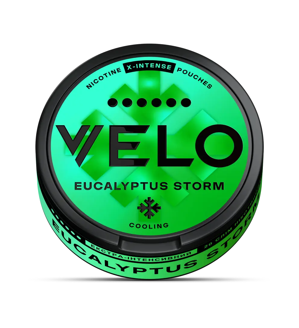 Нікотинові паучі VELO Eucalyptus Storm 17 mg