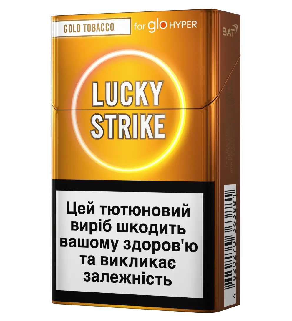 Стіки Lucky Strike Gold Tobacco