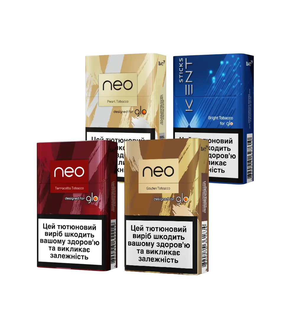 Набір стіків neo Demi Tobacco + Kent, 8 пачок