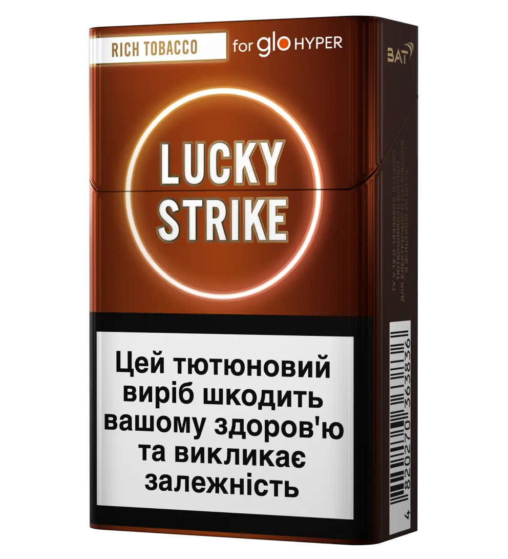 Стіки Lucky Strike Rich Tobacco