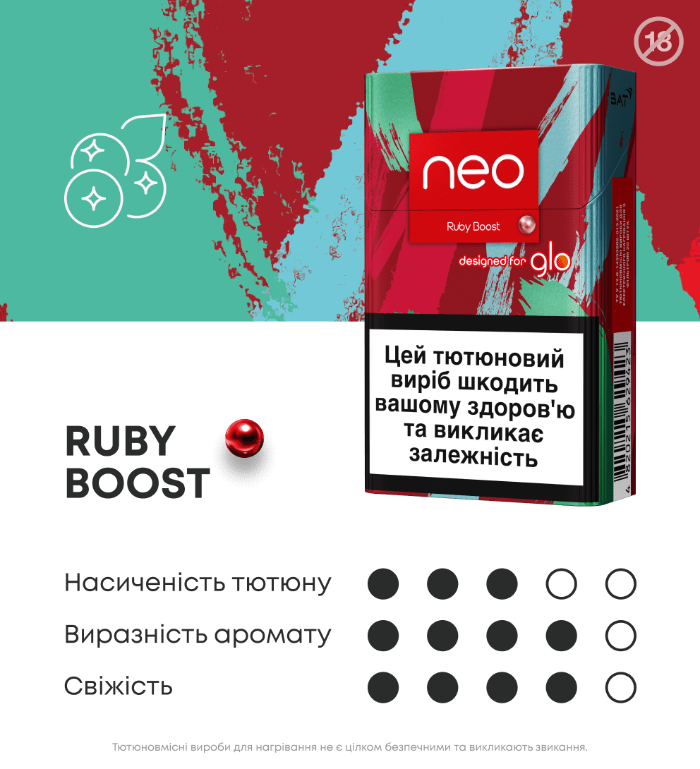 Стіки neo Demi Ruby Boost