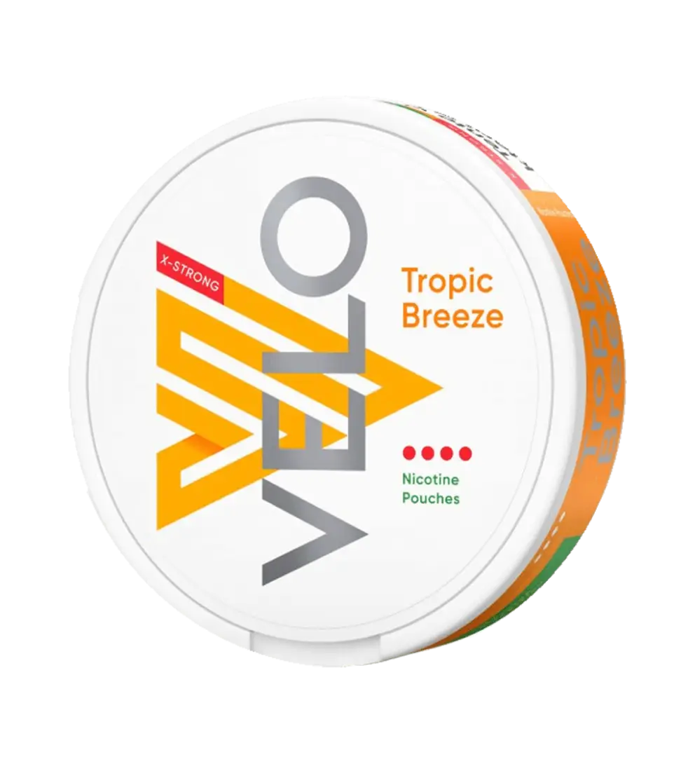 Нікотинові паучі VELO TROPIC BREEZE Х-STRONG за ХР