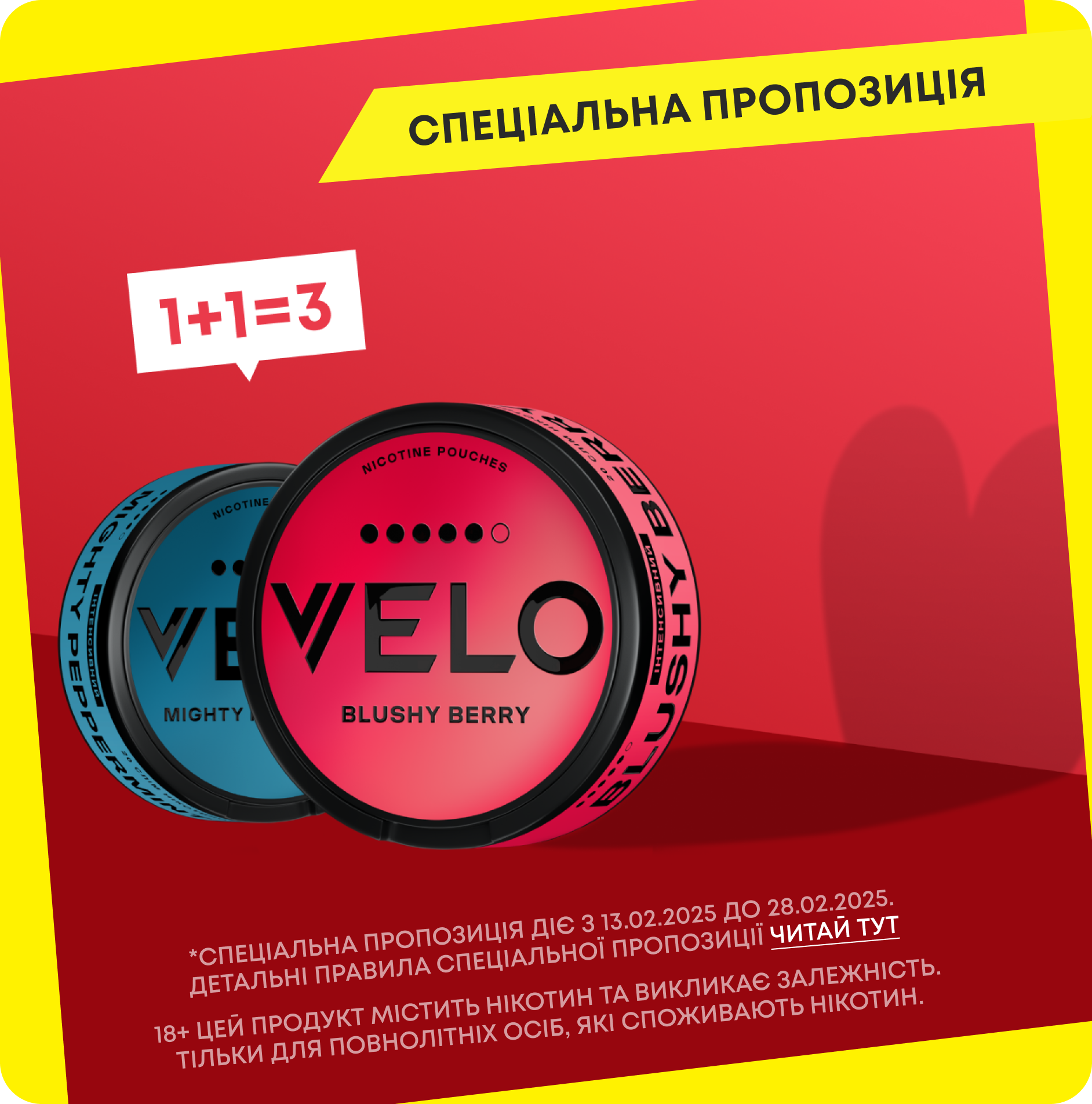 Спеціальна пропозиція "VELO парочка"