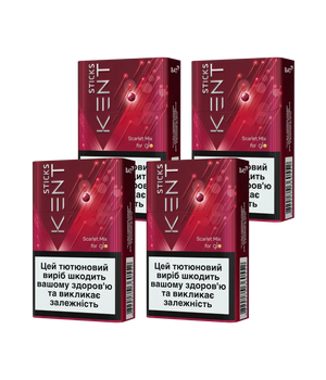Міні блок Kent Sticks Scarlet Mix, 4 пачки